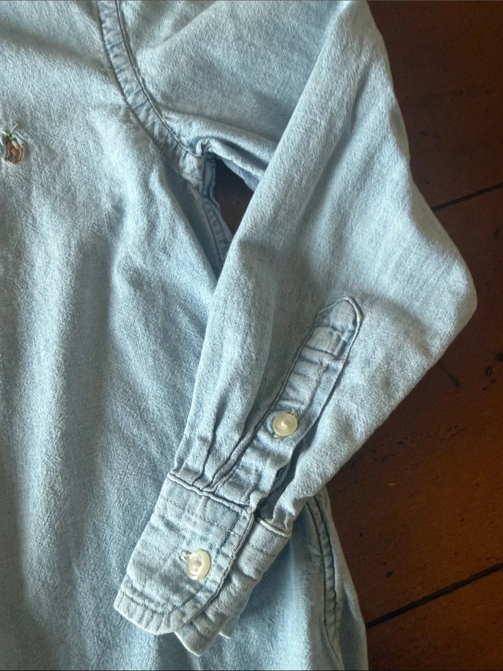 Ralph Lauren Light Blue Long-Sleeve Button-Down Shirt